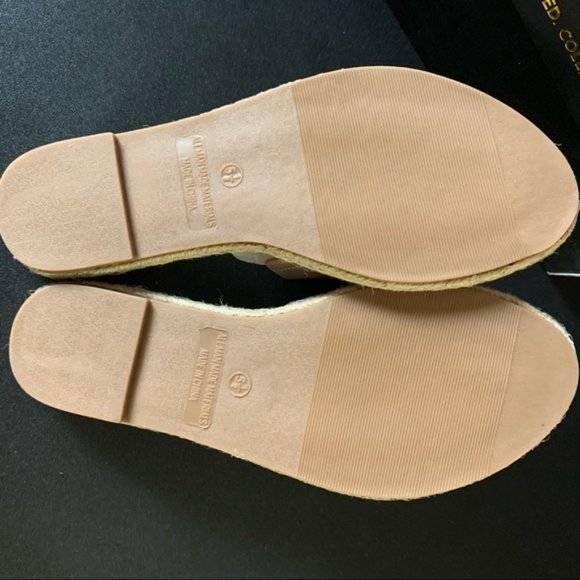 Lulu’s Women’s Rose Gold Slip-on Sandals Size 5.5 New - Picture 4 of 8